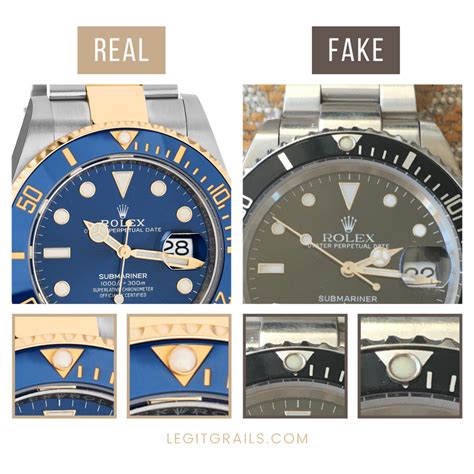 how to spot a fake gold rolex submariner|counterfeit rolex submariner.